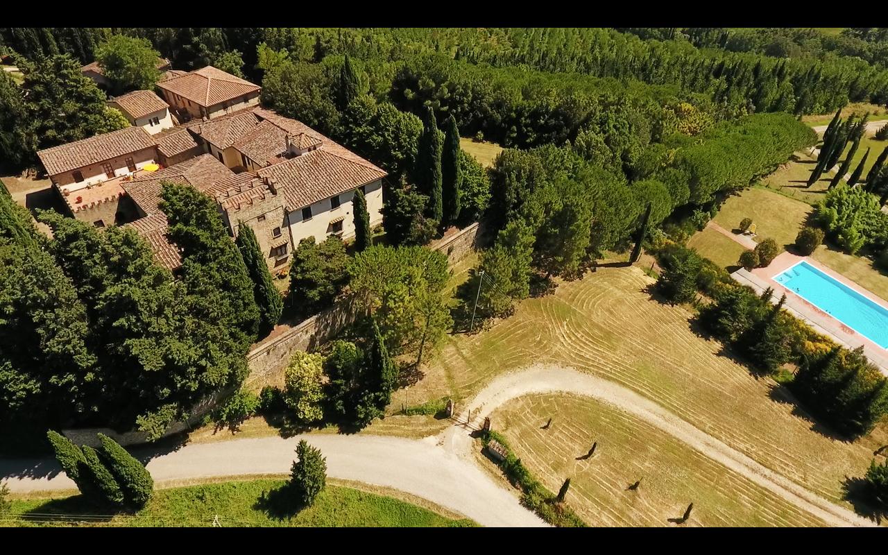 Castello Di Fezzana Apartman Montespertoli Kültér fotó